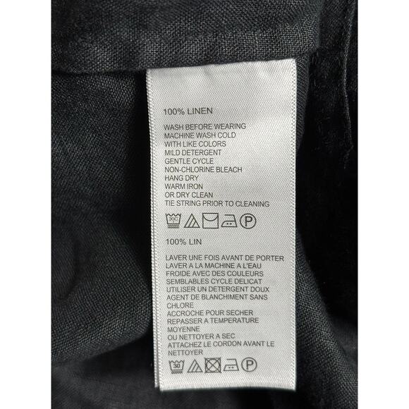 Tommy Bahama Jacket Womens XL Linen Hooded Anorak Full Zip Drawstring Pockets - Picture 4 of 10